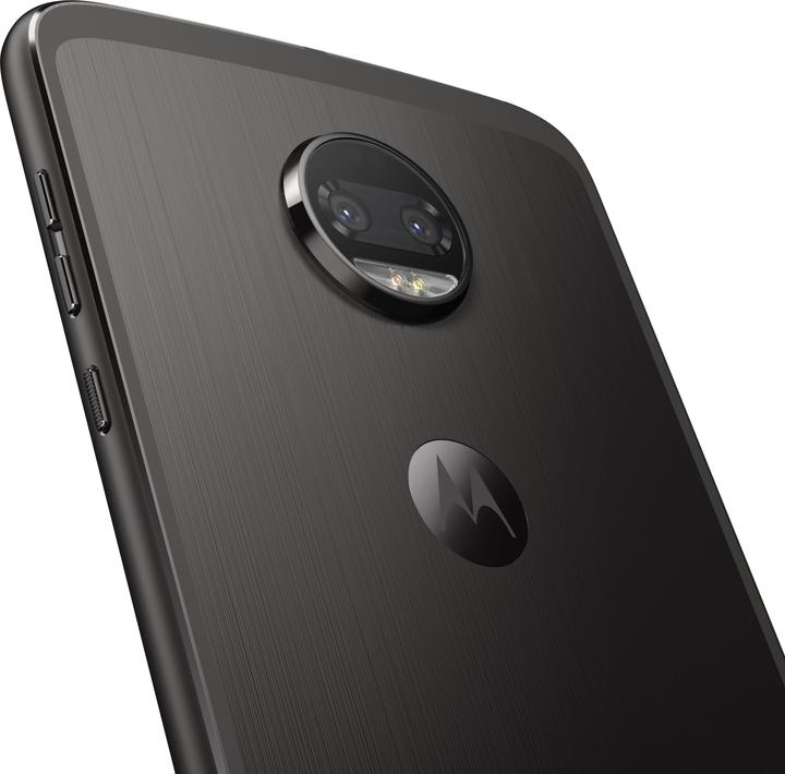 Actual product image Motorola Moto Z2 Force (64 GB, Super Black, 5.50", Hybrid Dual SIM, 12 Mpx, 4G)