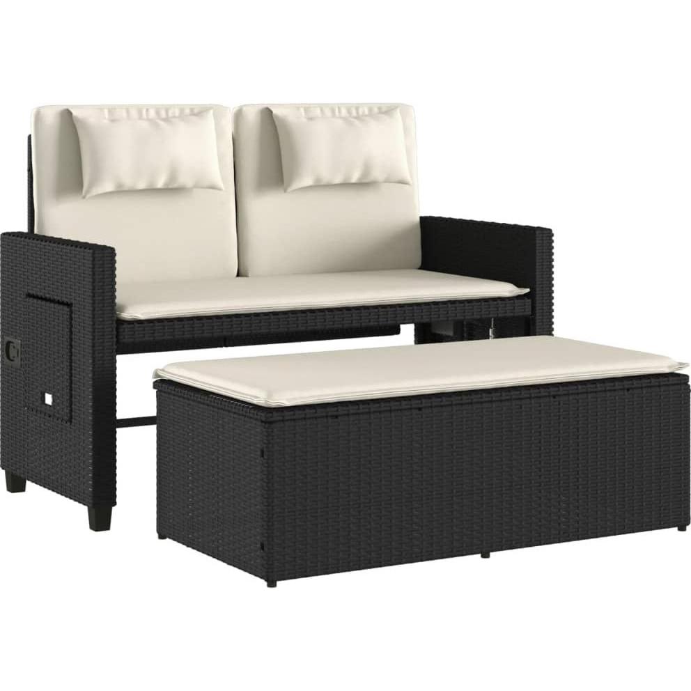 VidaXL, Gartenbank, 10-tlg. Garten-Lounge-Set mit Kissen