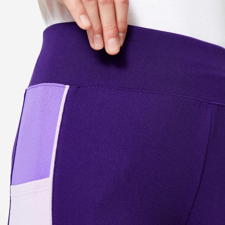 Immagine prodotto Domyos Leggings a vita alta con tasche - viola (152)