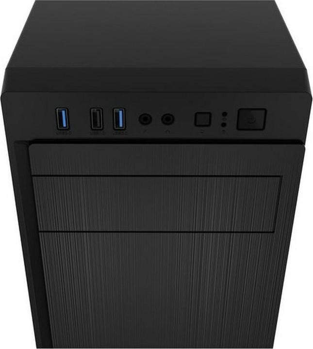Actual product image Genesis Natec ARACANTA Midi Tower computer case - black (mATX, Mini-ITX, ATX)