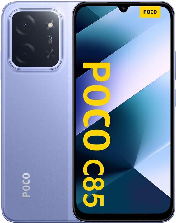 Actual product image Xiaomi Poco C85 Dual Sim 6GB RAM 128GB - Purple (128 GB, Lilac, Purple, 6.90", Dual SIM, 4G)