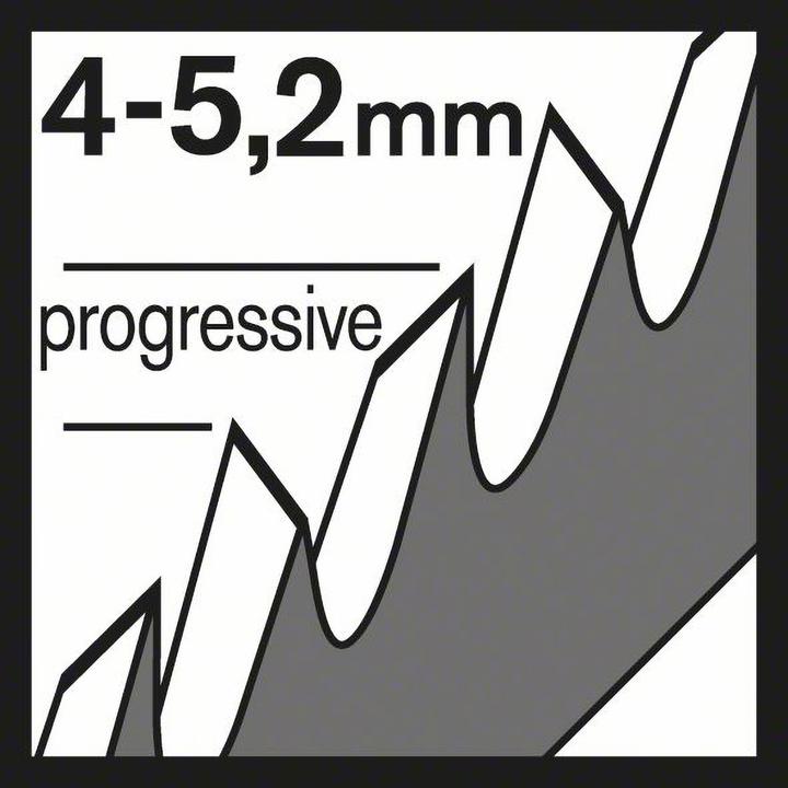 Produktbild Bosch Professional Zubehör Stichsägeblatt T 244 D Speed for Wood, 3er-Pack