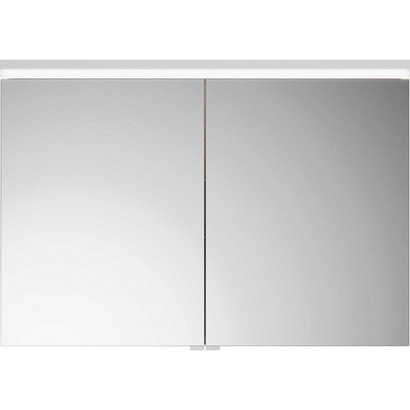 burgbad, Spiegelschrank, Lin20 Spiegelschrank LED-Beleuchtung,2 Türen, 1000x700x170mm