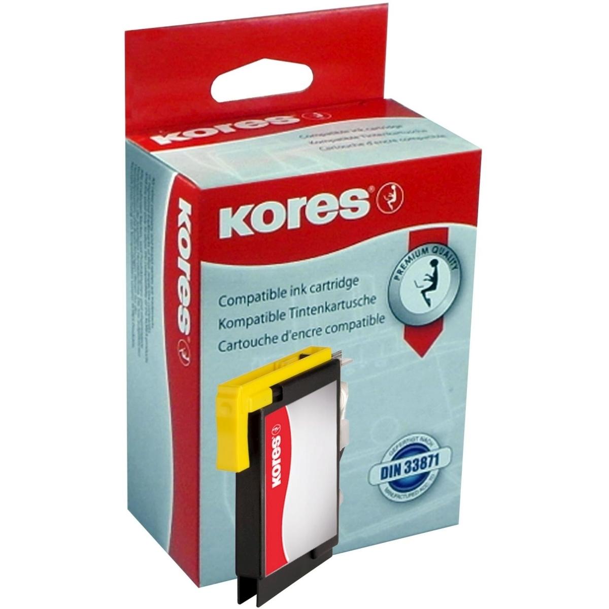 Kores, Druckerpatrone, Tinte kompatibel yellow Orig.Nr. LC-985YKOR (Y)