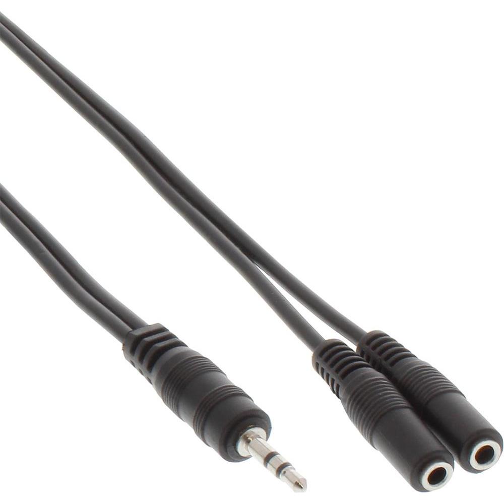 Thumbnail - InLine 3.5mm Klinke – 3.5mm Buchse (1 m, 3.5mm Klinke (AUX)), Audio Kabel