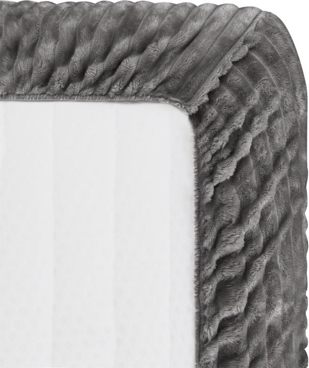 Immagine prodotto Aspero Spannbettlaken aus Streifen-Flanell Parana (200 x 200 cm)