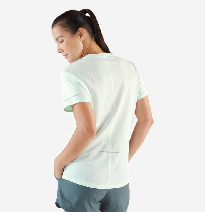Image du produit Kiprun T-shirt running respirant femme - run 500 dry bleu vert (L)