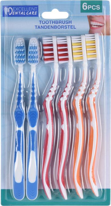 Actual product image Excellent Dentalcare Toothbrush Set 6 pcs. (6 x)