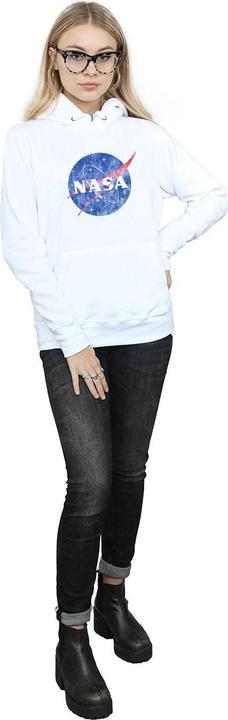 Immagine prodotto Nasa Felpa con Cappuccio Insignia Effetto invecchiato Donna (S)