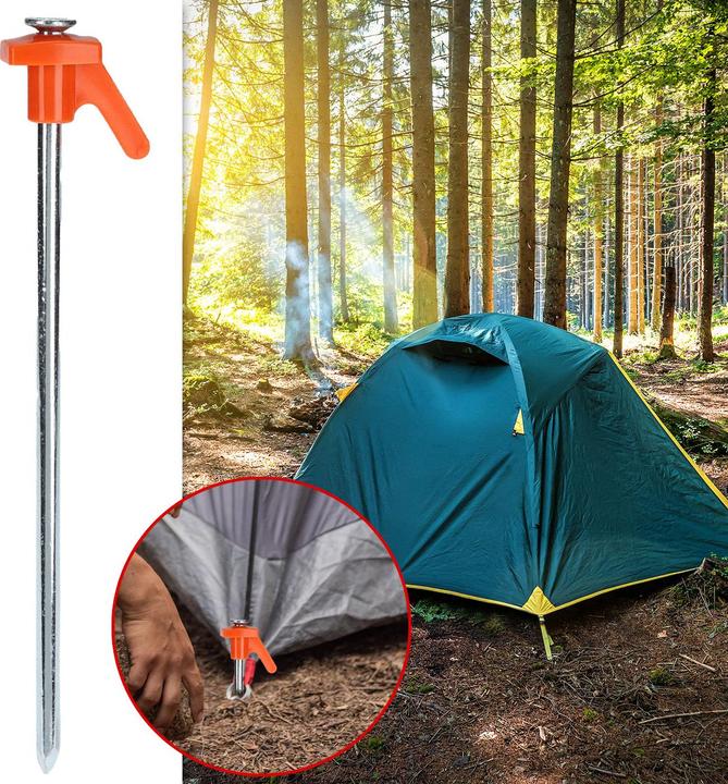 Immagine prodotto Redcliffs Picchetti per tende in ferro, 24 pezzi, 21 cm