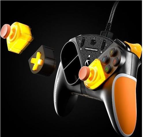 Actual product image Thrustmaster AddOn Gamepad Thrustm. eswap X LED ORANGE CRYSTAL P.XBO/PC (Xbox Series X, PC, Xbox One S, Xbox One X, Xbox Series S)
