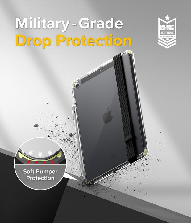 Produktbild Ringke Fusion case cover with gel frame for ipad 10.2 # 39 # 39 2021/2020/2019 clear (fps586r41) (Apple iPad 2019 (7. Gen), Apple iPad 2020 (8. Gen), Apple iPad 2021 (9. Gen))