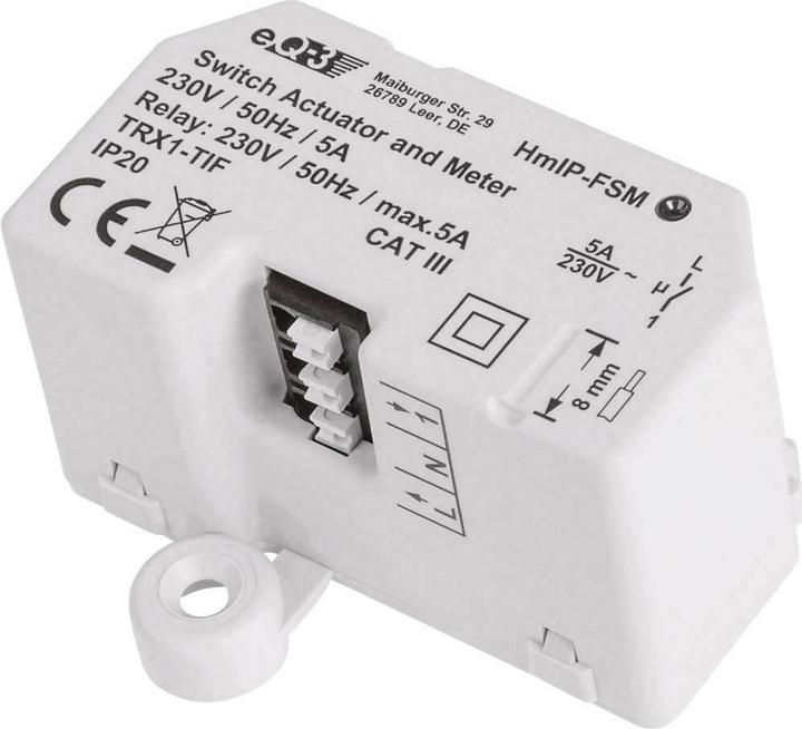 Produktbild Homematic IP Set bestehend aus 5x Schalt-Mess-Aktor Unterputz HmIP-FSM (Schaltaktor)