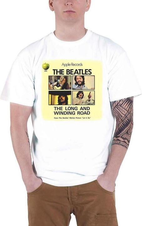 Immagine prodotto Long & Winding Road Maglietta Stampa posteriore Adulto Unisex (S)