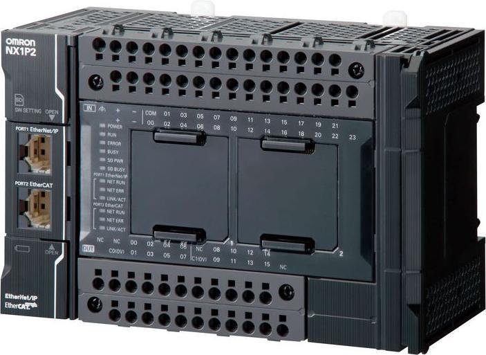 Omron Industrial Automation Speicherprogrammierbare Steuerung 24DI 16DO 24V Ethernet / EtherCAT / EtherNet / IP 1 MB