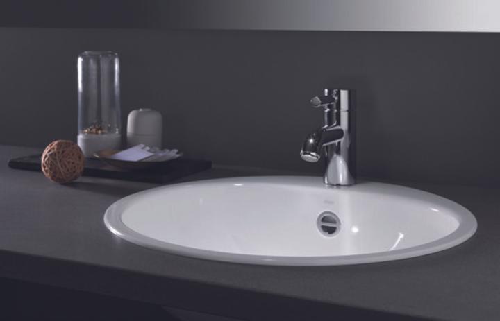 Actual product image Alape built-in basin EW 3.2, round Ø 47,5cm, 2018000000, white (475 mm, 475 mm)