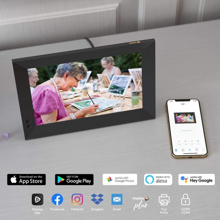 Actual product image Nixplay Smart digital photo frame (10.10", 1280 x 800 pixels)