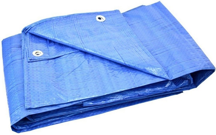 Actual product image GEKO PP/PE tarpaulin waterproof STANDARD blue, 5x6m