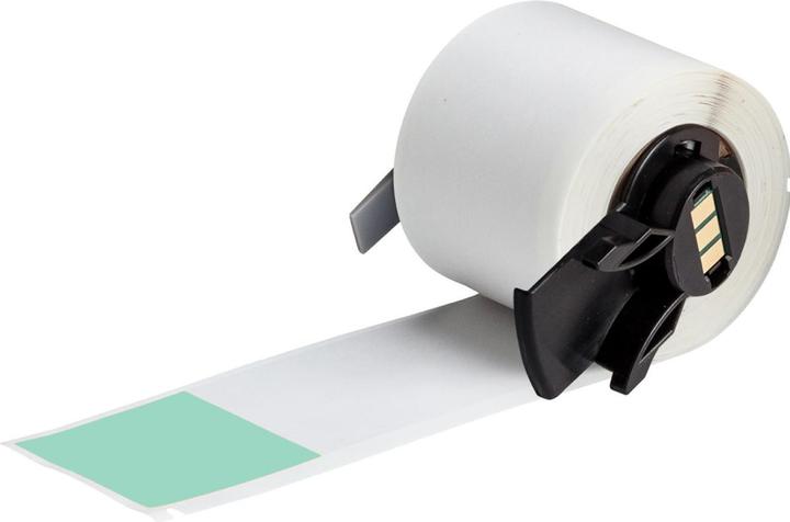 Immagine prodotto Brady PTL-34-427-GN, vinile, autolaminante, verde/trasparente, opaco, 38,10 x 38,10(152,40) mm, f (3.81 cm)