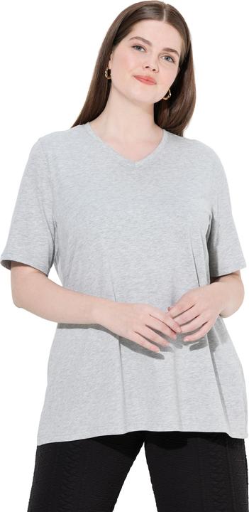 Produktbild Ulla Popken T-Shirts, 2er-Pack, V-Ausschnitt, Halbarm (58)