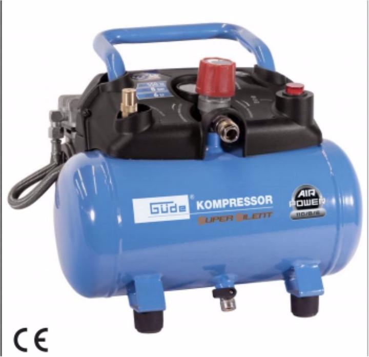 Actual product image Güde Compressed air compressor Airpower 110/8/6 SILENT (6 l)