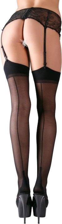 Actual product image Cottelli Collection Suspender stockings (3)