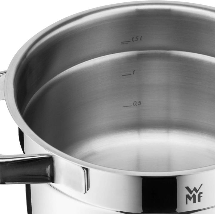 Image du produit WMF Compact Cuisine Bratentopf mit Deckel, 24 cm (Casserole, Acier inoxydable, 24 x 14.40 cm)