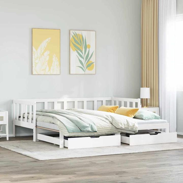 Actual product image vidaXL ausziehbares Tagesbett