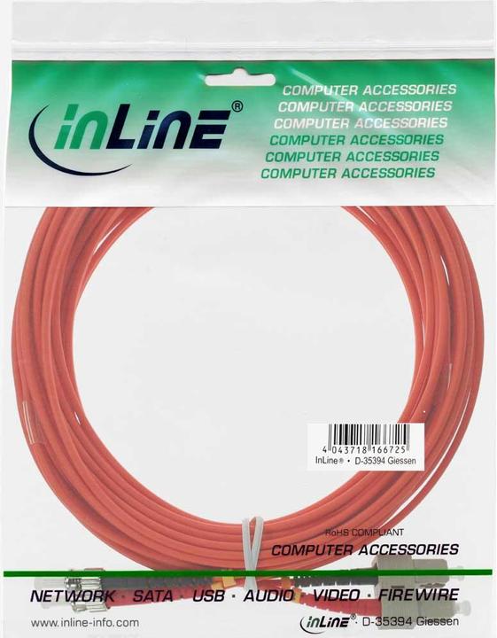 Actual product image InLine LWL Duplex cable (CAT6e, 15 m)
