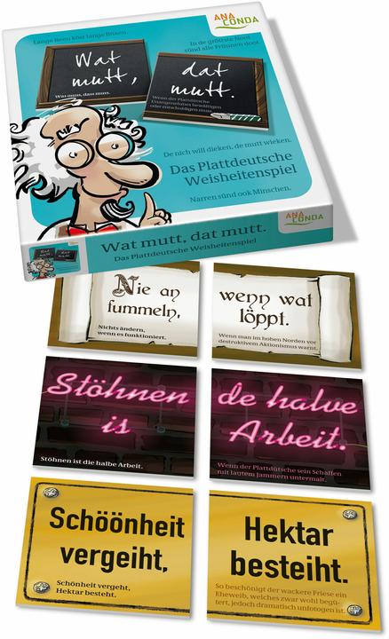 Produktbild Wat mutt, dat mutt - Das Plattdeutsche Weisheitenspiel (Deutsch)