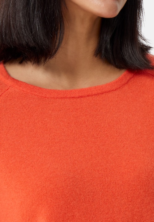 Produktbild Cash-Mere Kaschmir Rundhals Pullover mit Seitenschlitzen (S)