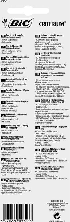 Produktbild Bic Schreibmine Criterium (12 Stk., 0.70 mm)