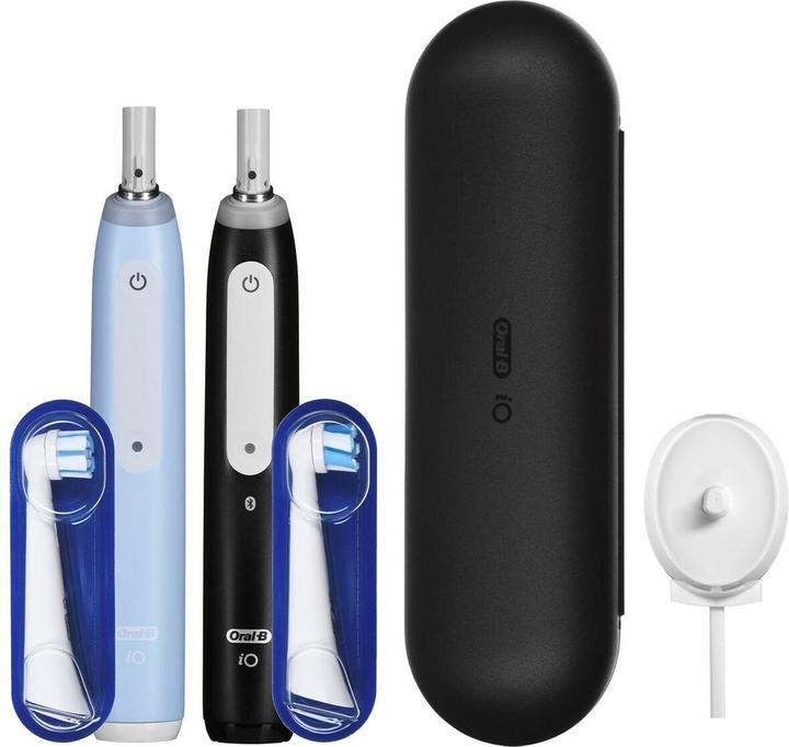 Productafbeelding Oral-B iO serie 3 matzwart/ijsblauw Duo editie