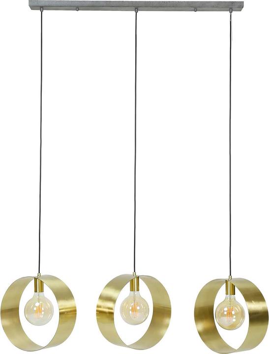 Actual product image zz_ArchivedByPCD_Mutoni industrial Hanging lamp Vegas 3L gold (E27)