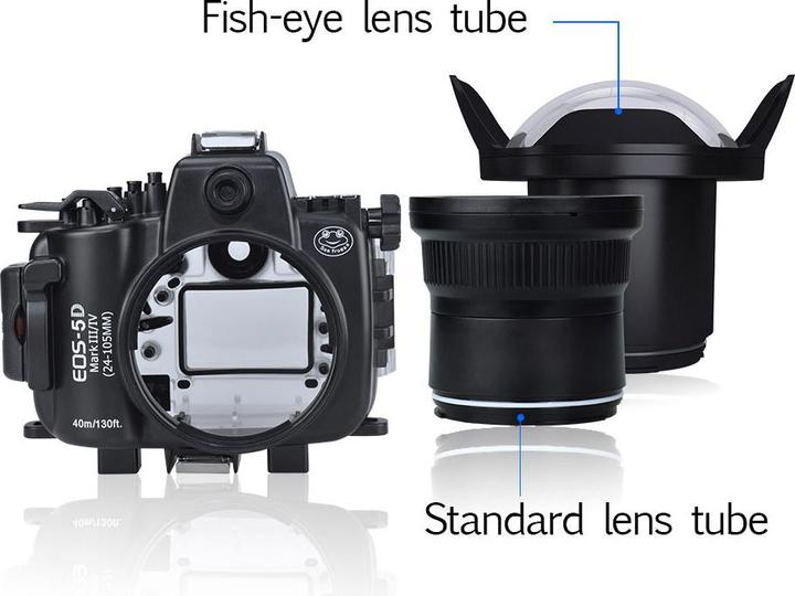 Image du produit Seafrogs SC-1 (Boîtier sous-marin, EOS 5D Mark IV)