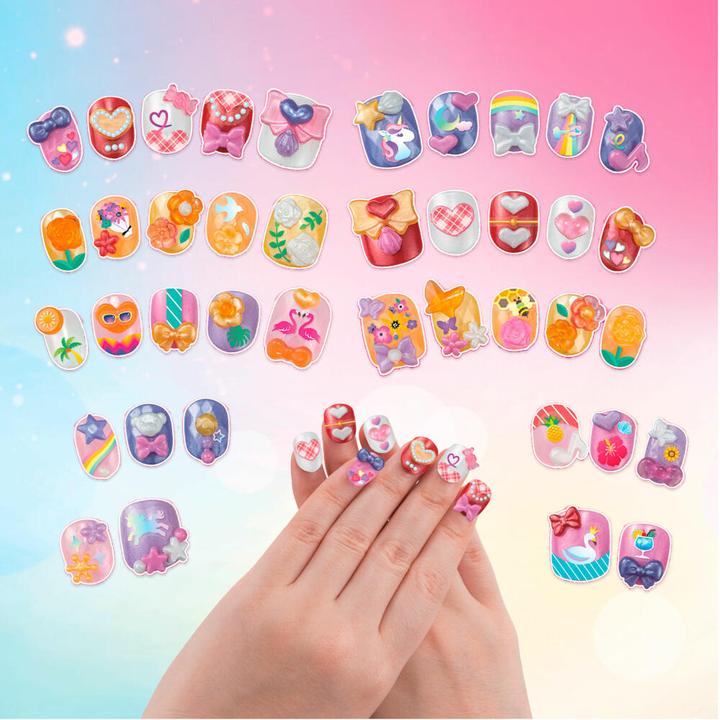Produktbild Epoch Fingernägel Nachfüll Set gelb/pink (Kunstnägel, Mehrfarbig)