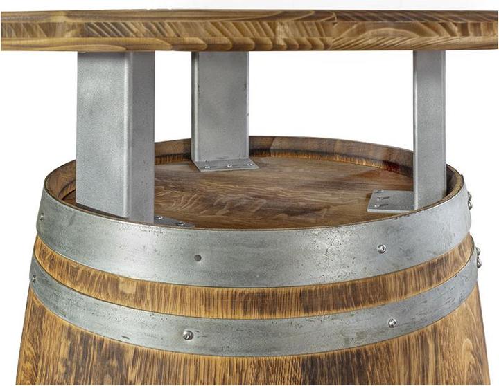 Produktbild Contini Steh-Barfass «Mönch» aus Eiche, Tischplatte ø 100cm