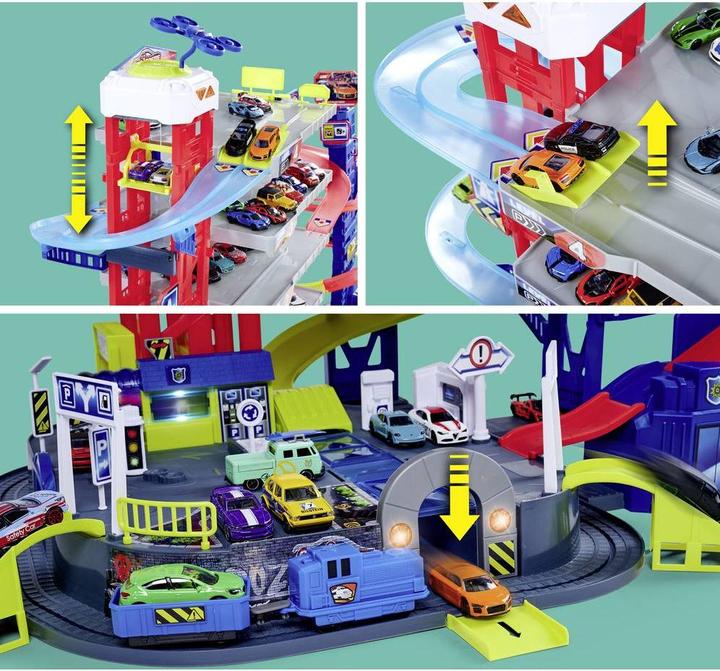 Image du produit Majorette Super Chase Center+5 véhicules