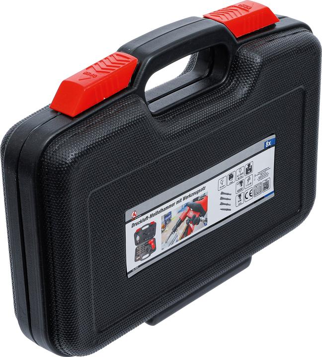 Produktbild BGS Druckluft-Meisselhammer mit Werkzeugsatz 8-tlg. (Akkubetrieb)