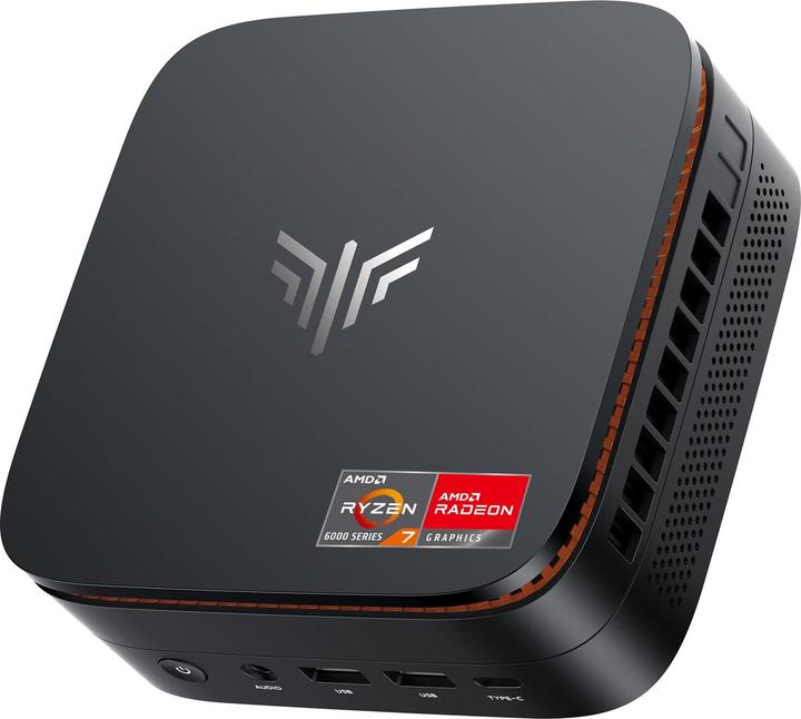 Image du produit NiPoGi Hyper H1 Mini PC mit AMD Ryzen 7 6800H, 4K Triple Display (512 Go, 32 Go, AMD Ryzen 7 6800H)