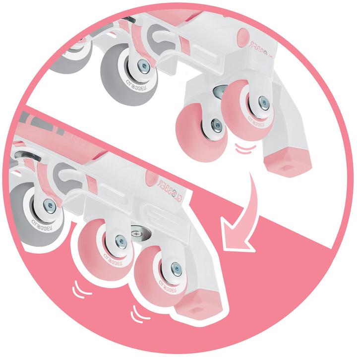 Produktbild Globber LEARNING SKATES 2in1 pastellrosa, Gr. 26-29 (28)