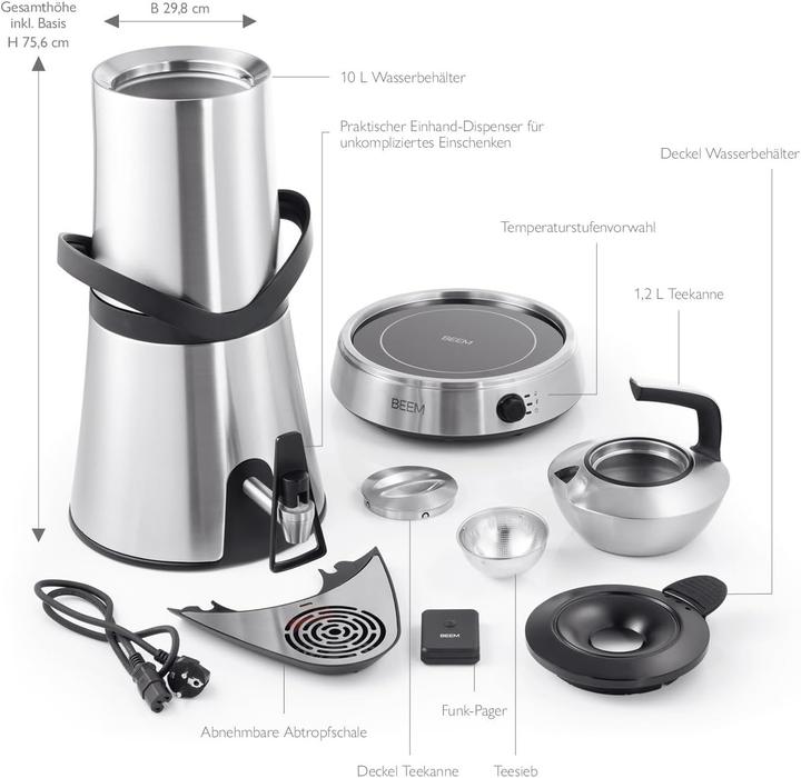 Produktbild Beem 06356 Teebereiter Silber (1.20 l)