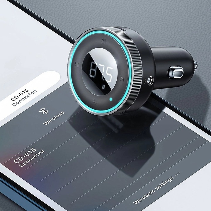 Actual product image Baseus Car Wireless MP3 Charger