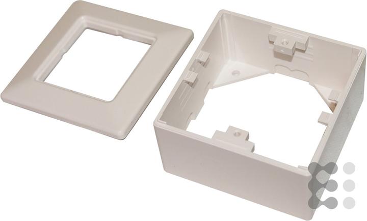 Produktbild Leoni KERPEN DATACOM GmbH MegaLineNet Aufsatzmontage Gehäuse T=40mm, RAL9010 - Aufsatzgehäuse LKD9A4600860