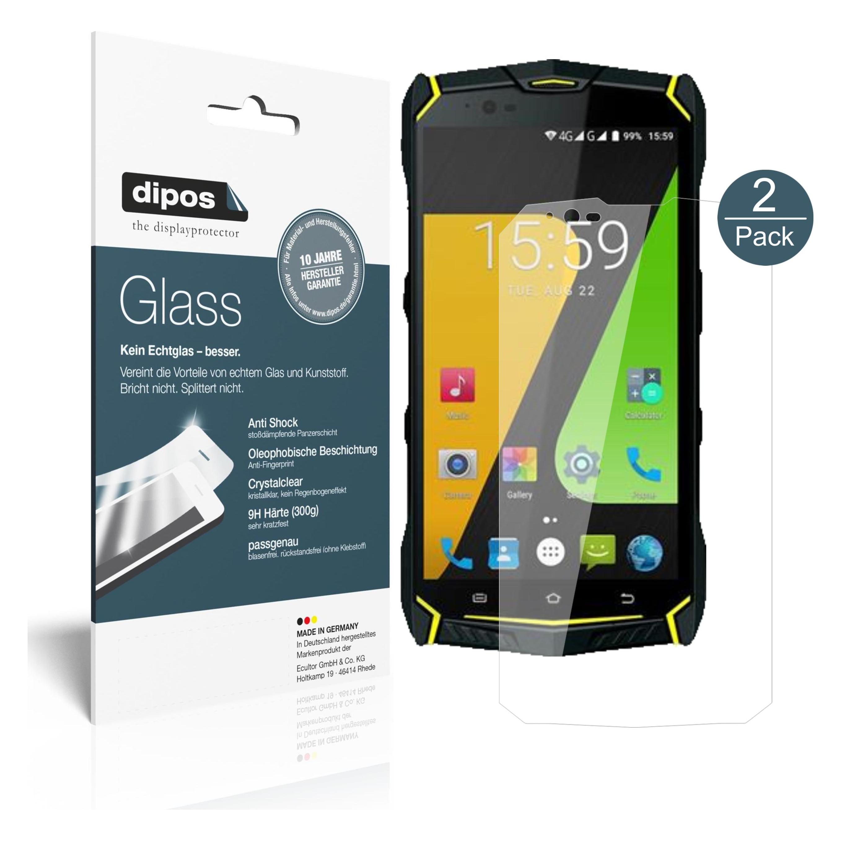 Dipos Displayschutz Anti-Shock (2 Stk., Jesy J9S) (4051837196509)