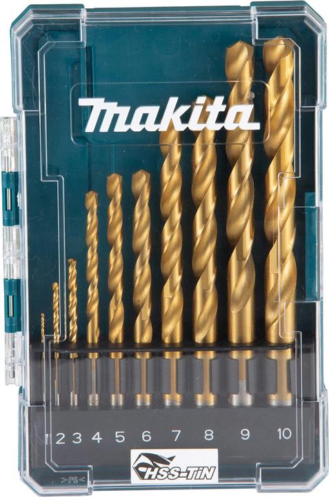 Immagine prodotto Makita Set di punte da trapano HSS D-72849 (1,0-10 mm)