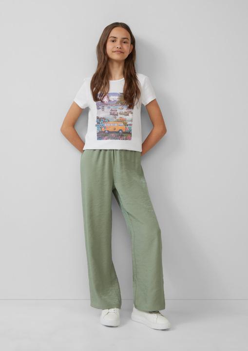 Produktbild S.Oliver T-Shirt T-Shirt aus Baumwolle mit Fotoprint (134, 140)