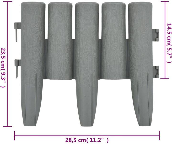 Actual product image vidaXL Rasenkante (1000 cm)