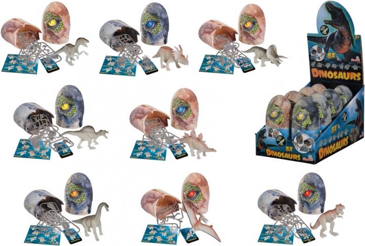 Actual product image Simba GID Dino set in egg, 8-sort.