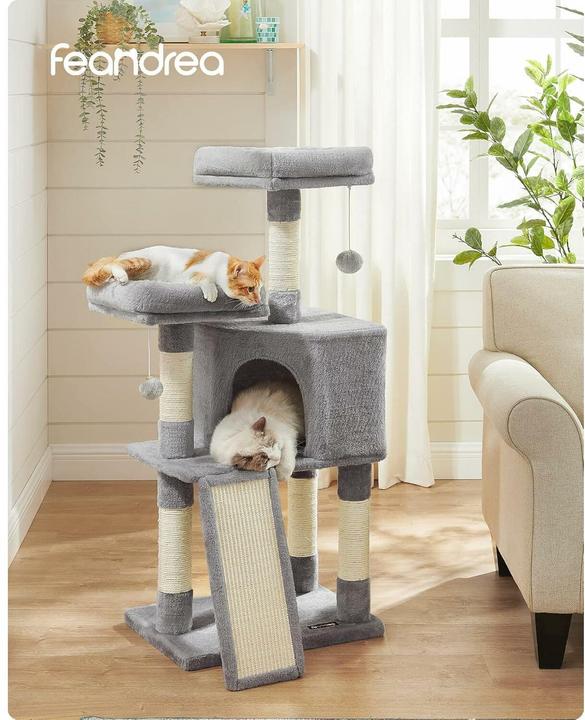 Produktbild Feandrea Kratzbaum (115 cm, Grau)